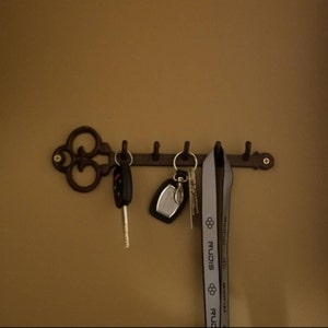 Cast Iron Key Rack, Classic Key Holder for Wall - Etsy