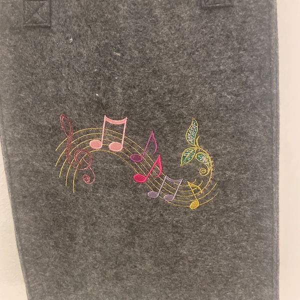 Music Notes Embroidery Design - Creative Machine Embroidery Pattern ...