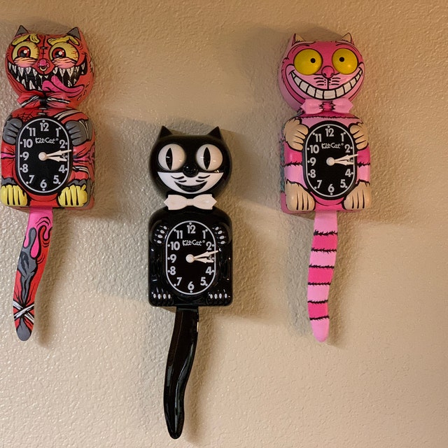 kitcat klock クラッシック 時計 猫 正規品 キットキャットクロック ハート キット キャット