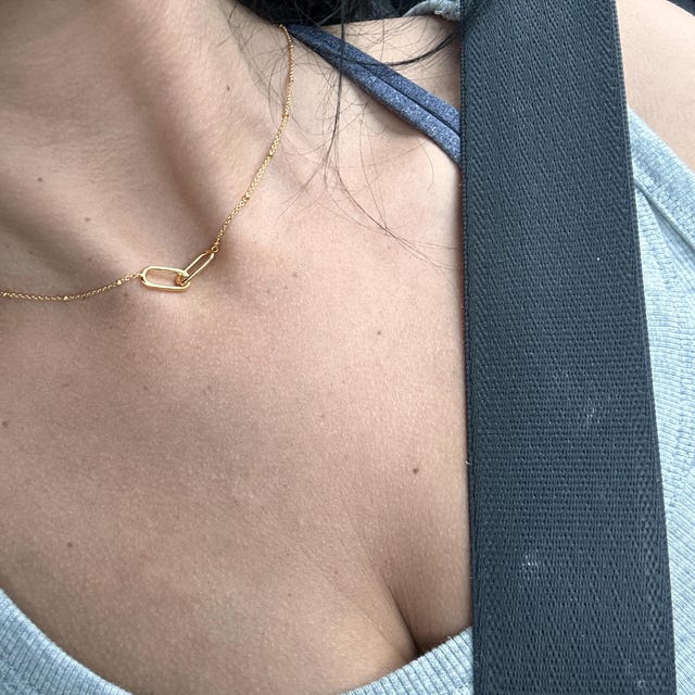 Linked Pendant Necklace by Caitlyn Minimalist • Infinity
