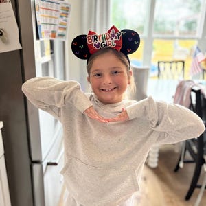 Birthday Halloween Mouse Ears | Bat Bow Orange Pearl  display picture 1
