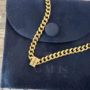 Personalized Gold Necklace for Dad,Custom Name Necklace for Dad,Gold Name Necklace Gift,Name Necklace,Gift for Father's Day Valentine's Day