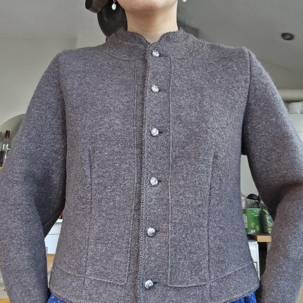 Vintage Double Breasted Blazer in Black main image 0