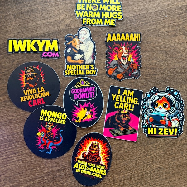 Dungeon Crawler Carl Sticker Pack – Waterproof Vinyl Fan Art - Etsy
