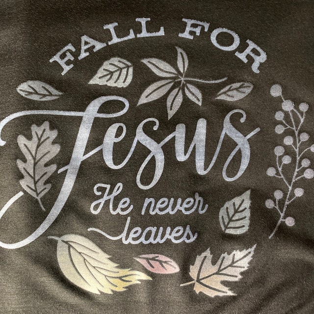 Christianartbag Fall for Jesus He Never Leaves Leather Bag