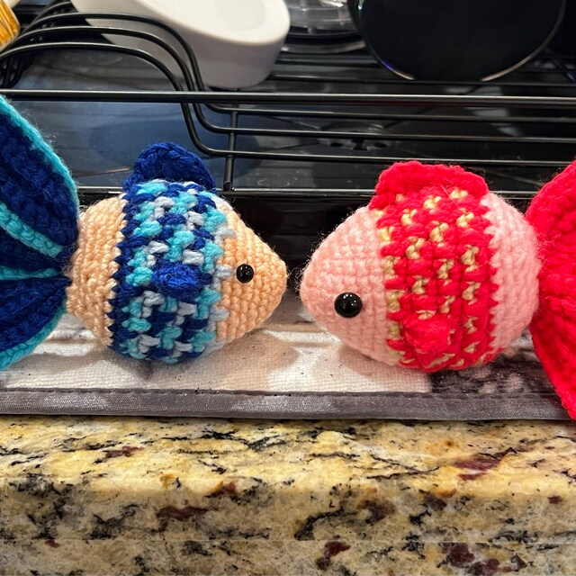 Mosaic Goldfish · Free Amigurumi Crochet Pattern - Sweet Softies