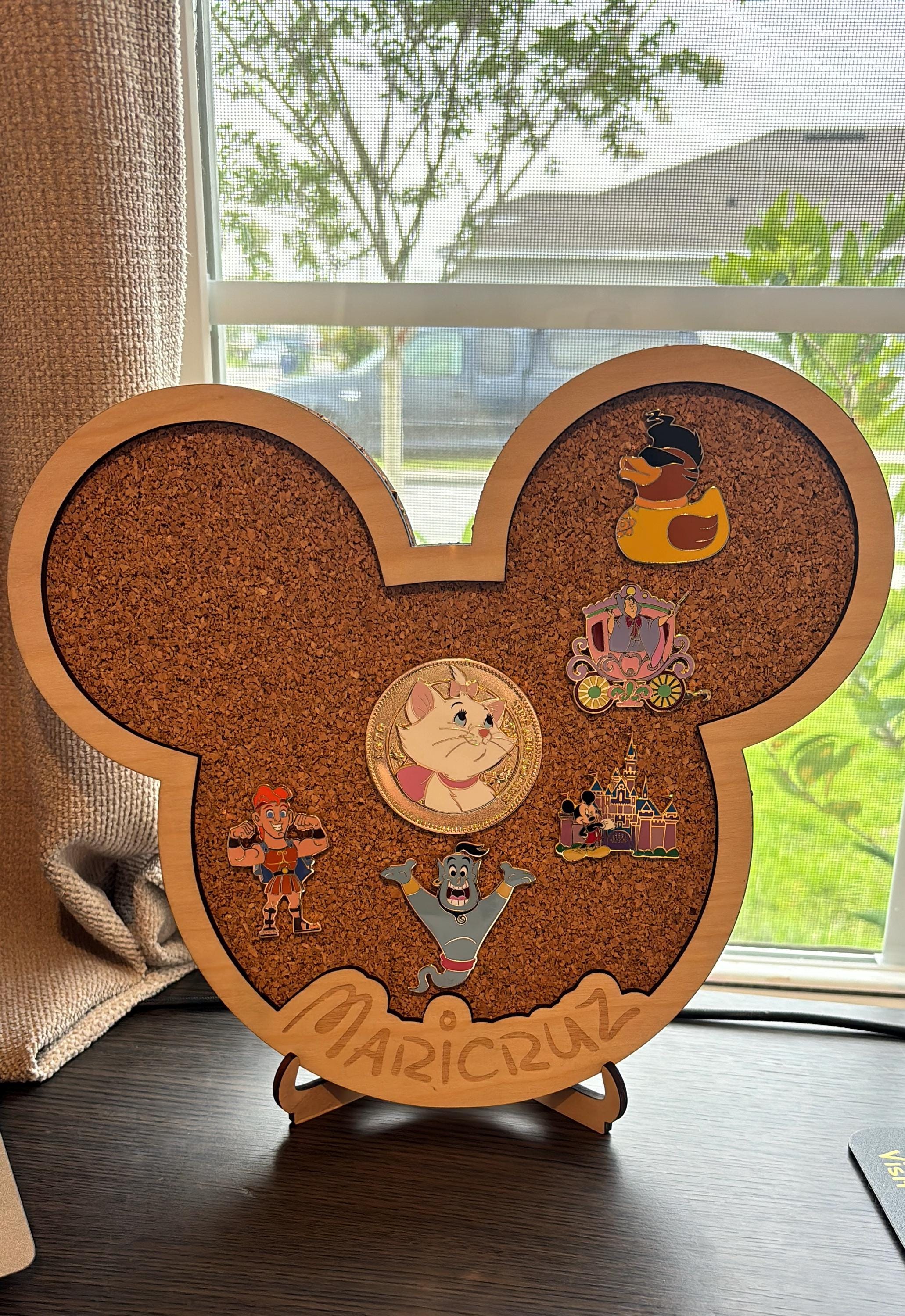 Favorite Mouse Personalized Trading Pin Display Board Pin Trading & Collecting Personalized Vacation Gift Fun for the whole Family