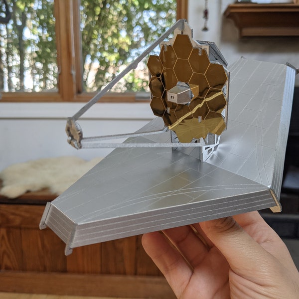 James Webb Space Telescope Model Kit - Laser Cut, Illustrated ...