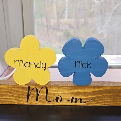 3 Pack of 3 Unfinished Wood Flower Cutouts / DIY Spring Decor / DIY ...