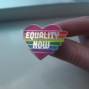 Equality Now Enamel Pin