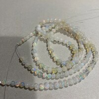 Natürliche Facettierte Jade-Rondellen – Lose Perlen 2x4 Mm, Mehrfarbig, 15 Stück AAA-Qualität