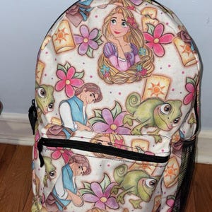 Rapunzel Tangled Backpack Disney Princess Bag for School or  display picture 1