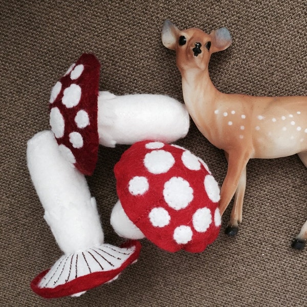 PDF Sewing PATTERN - Toadstool Sewing Pattern – DIY Embroidery Sewing ...