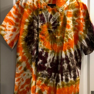 Tie Dye Chef Coat Made to Order - Etsy