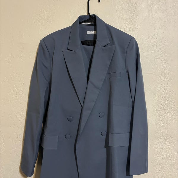 Blue Blossom Suit Set