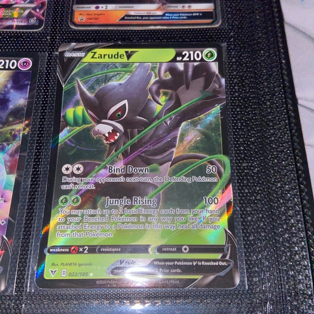 Check the actual price of your Zarude V 022/185 Pokemon card