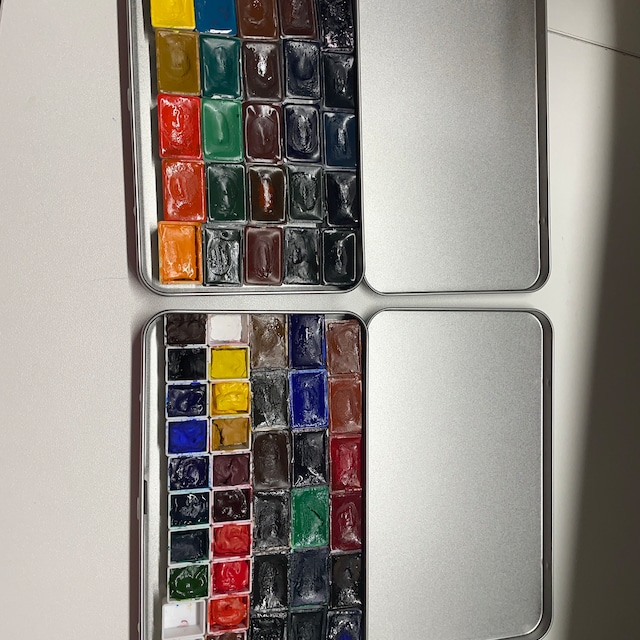 Gelato Shimmers Half Pan Set Premium Watercolor Sets 
