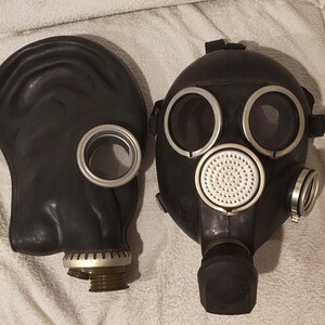 Soviet Military Gas Mask GP-7, Black, New (without Filters) - Etsy