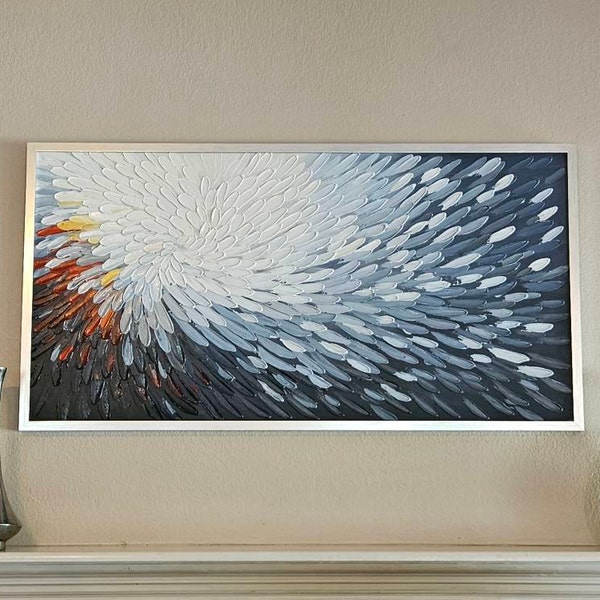 Original Forest Oil Painting on Canvas Original 3d Abstract Wall Art ...