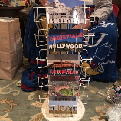 Note Greeting Card Display Rack New Acrylic 6 Tier 24 Counter Rack Fits ...