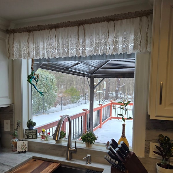 Fresh Look at Victorian French Country Style Shabby Chic Window Curtain Vintage Style