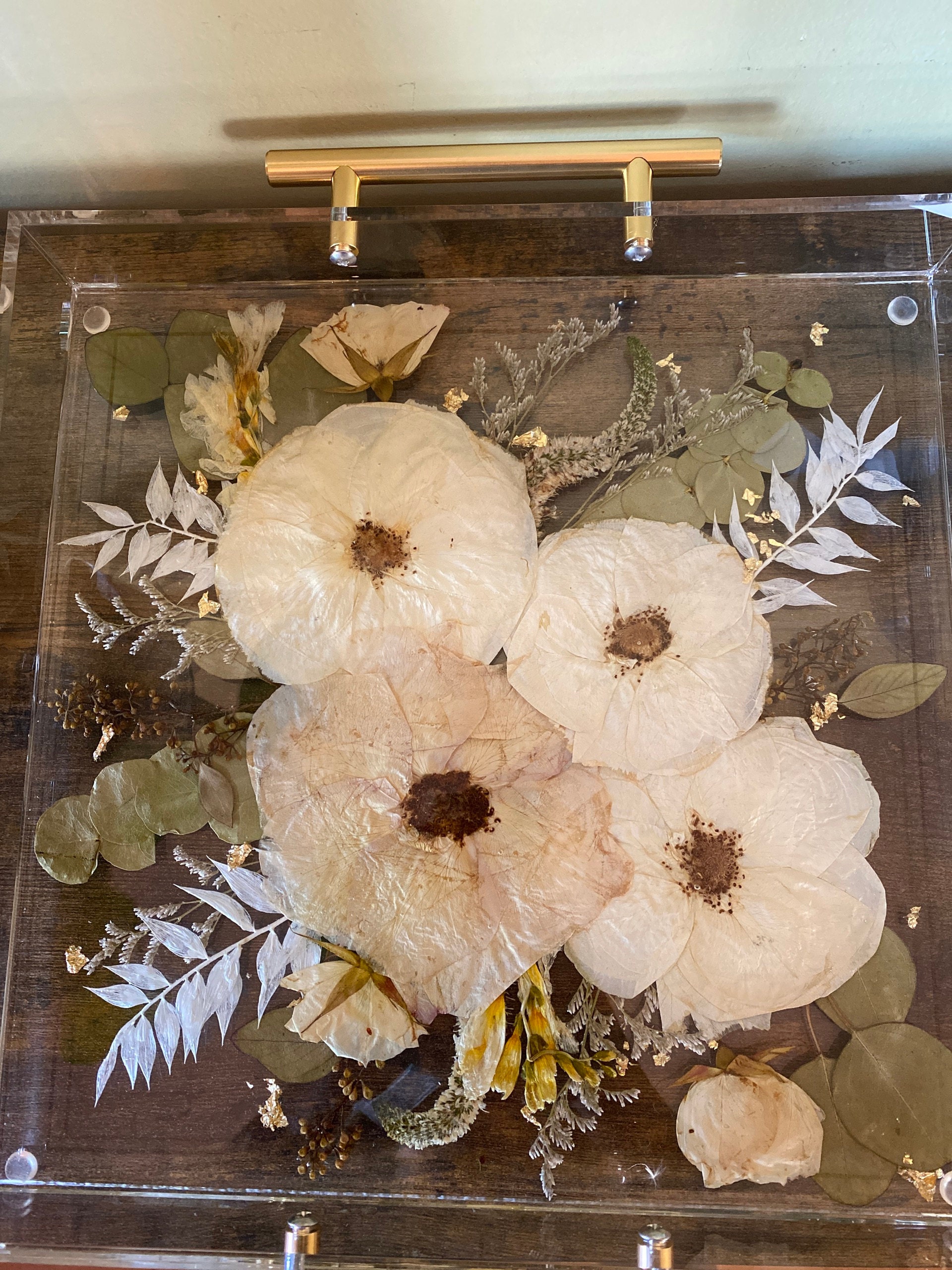 Preserved flowers from Caitlin's etsy review