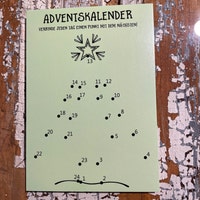 Postkarte Adventskalender Weihnachtskalender Postka Produktbild-Vorschau 10