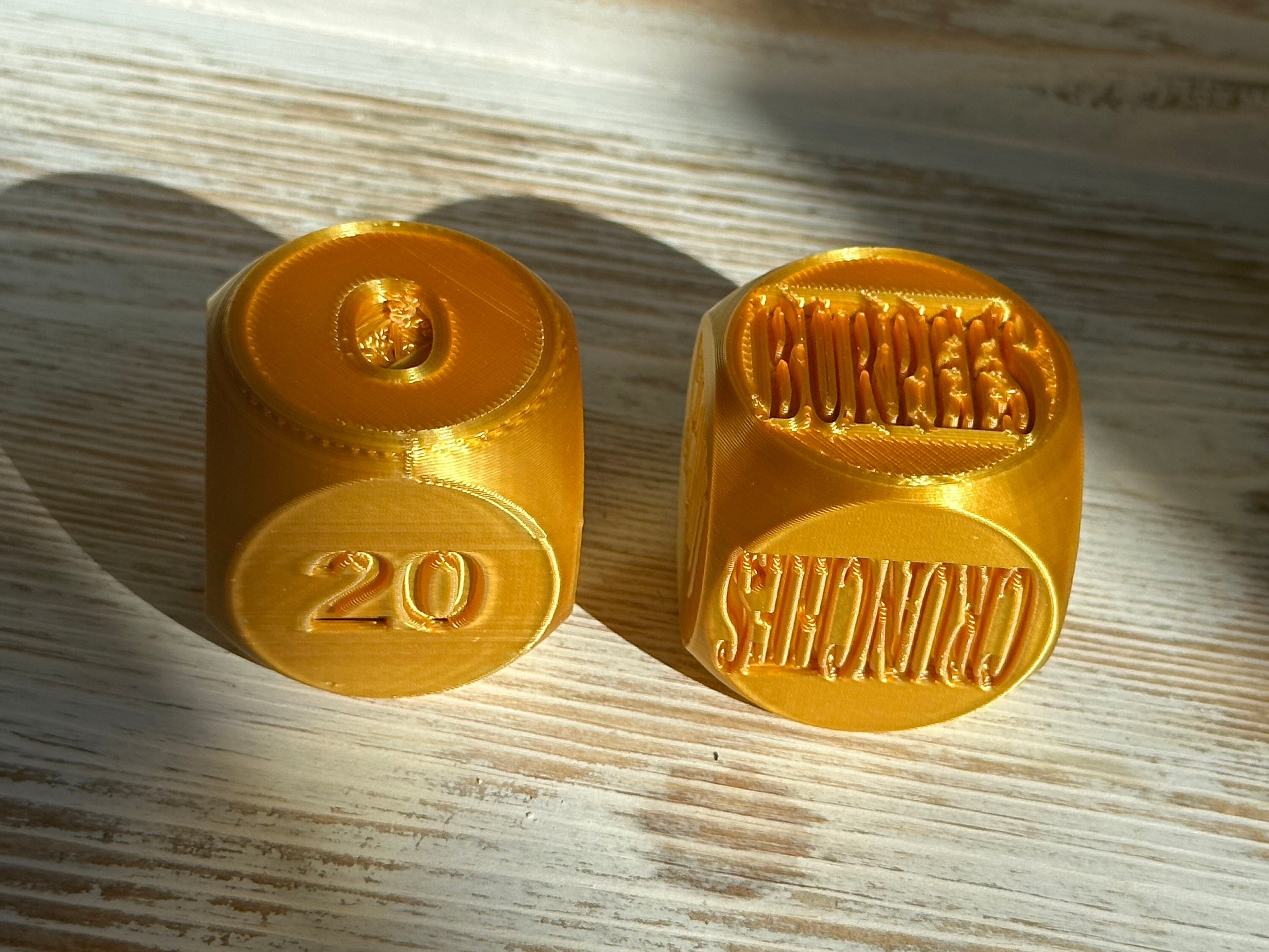 Exersize Workout Dice | Set of 2 Unique Large 1.4&quot; dice | Excersize and Quantity