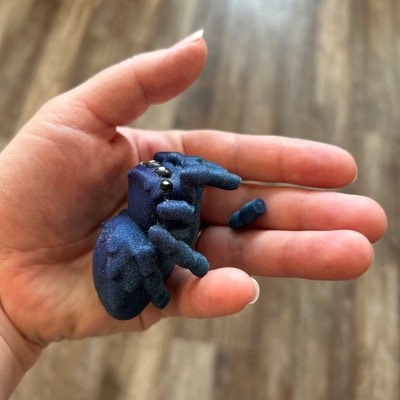 Jumping Spider Figure 3D Printed Toy Layers in Green Authorized Seller ...