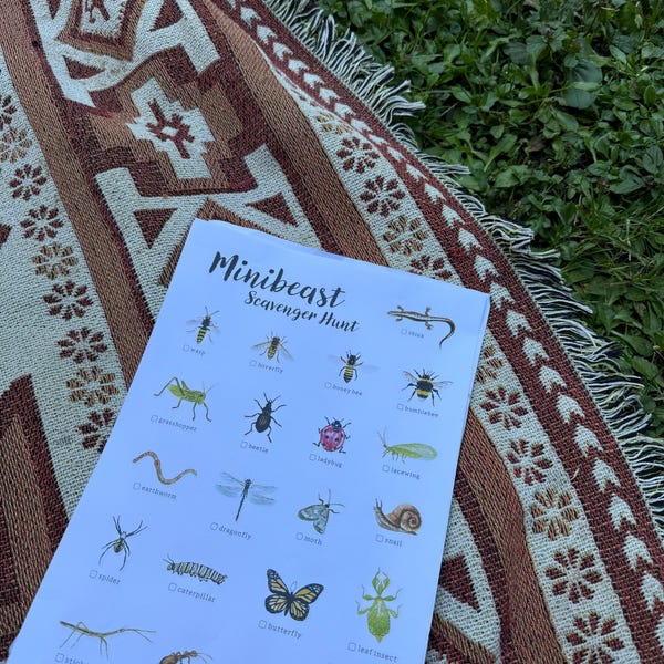 Loose Parts Play Mat, Nature Pattern Provocation Mat, Montessori ...