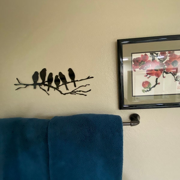 Birds on Branch Wall Art | Bird Branch Home Decor | Birds Wall Decor ...