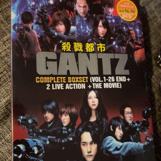 DVD Gantz Complete Boxset Vol.1-26end + 2 Live Action + the Movie
