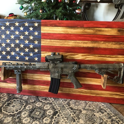 GUN RACK FLAG American Flag, 2A, Gun Flag, Gun Rack, Gift for Him, 5th ...