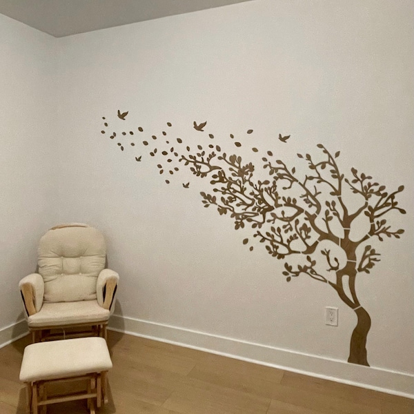 Wooden Triangle Wall Art, Large Wood Tiles Home Decor, Geometric Shapes ...