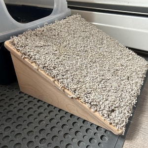 Perfect Long Ramp With a Gentle Angle for Dogs and Cats. With a Carpet ...