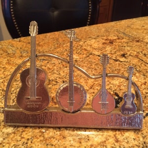 Americana Measuring Spoons with Display Stand Guitar Banjo Mandolin –  Roosfoos