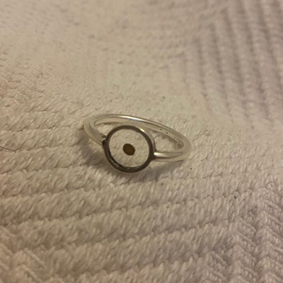 Mustard Seed Circle of Faith Ring Fine Electroplated Real Etsy