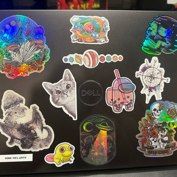 UFO Holographic Sticker - Etsy