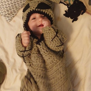 Oogie Boogie , Christmas Outfit , Oogie Boogi Costume , Newborn Oogie , Nightmare Before Christmas , Baby Costume , Halloween , Newborn Prop