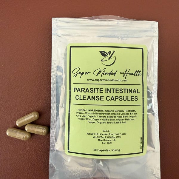 Complete Parasite Intestinal Cleanse Kit | All Organic Herbs - Etsy