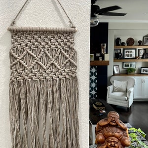Macrame Wall Hanging Pattern Beginner to Intermediate Macrame | Etsy