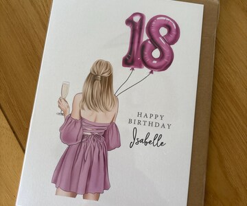 Personalised To My Best Friend On Wedding Day Card / Card for Friend - Card for Her - Bridal Card - Wedding Day Card - Best Friend