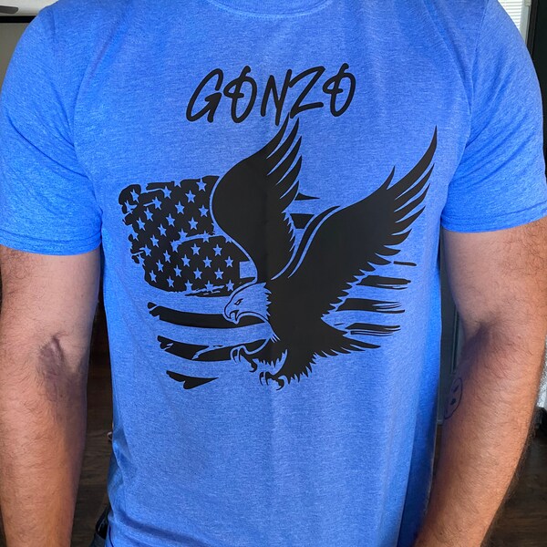Distressed American Flag With an Eagle SVG, Eagle Svg, Patriotic Svg ...