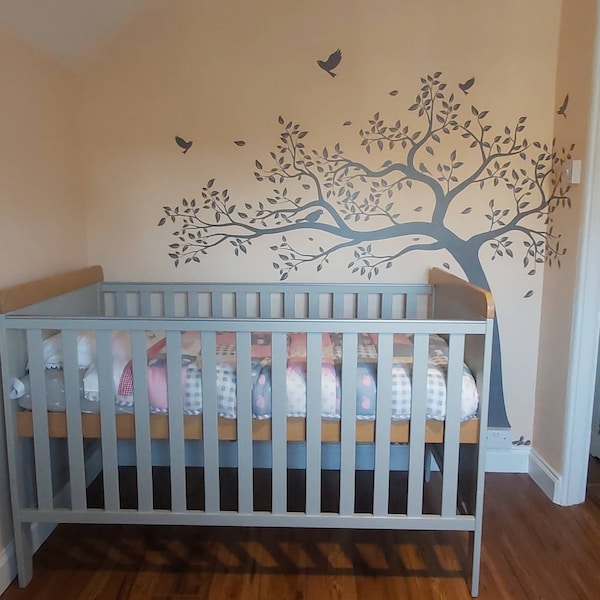 Large Tree Wall Decal , Kids Room Wall Decal, Girls Room Wall Decal ...