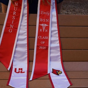 Personalized 2024 Nursing Stole, Nursing Graduation Gift, Custom