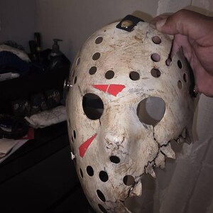 Jason Mask With Heavy Damage - Etsy