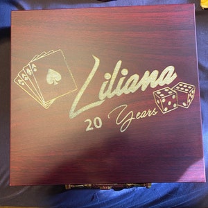 Personalized Poker Set, Poker Gifts, Poker Chip Display, Poker Player ...