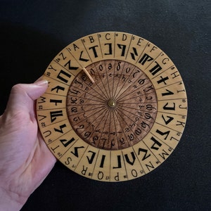 Cypher Wheel Cipher Wheel, Ogham Enochian, Dungeons and Dragons, Secret ...