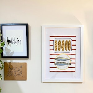 Set of 3 Aesthetic Christian Wall Art Bundle, Modern Christian Art Prints, The Good News God Is Good Fruit Of The Spirit Biblical Scripture