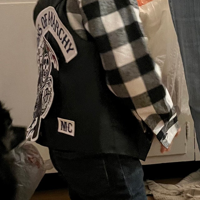 Gilet In Vera Pelle Taglie Forti Gilet Moto Donna In Vera Pelle Di Mucca - Nero, Tasche Nascoste, Taglie Da XS A 3XL Gilet Biker Taglie XS-3XL - Foto 8